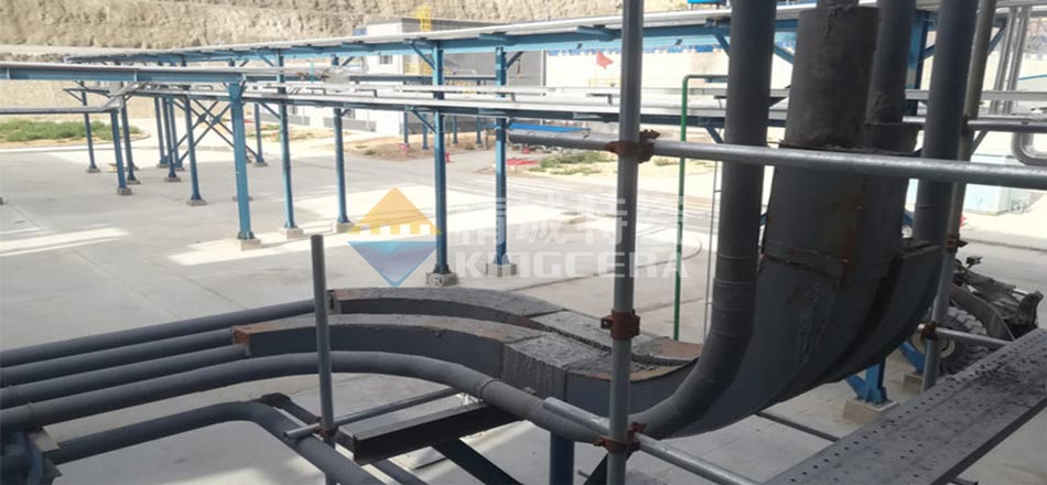 脫硫管道內(nèi)襯耐磨陶瓷的成功案例