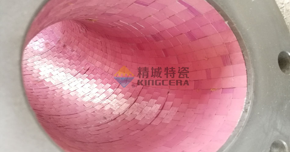 陶瓷貼片耐磨彎頭